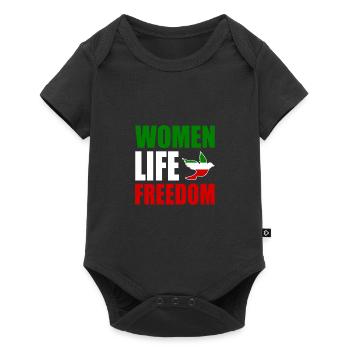 Women life freedom - Baby Premium short-sleeve bodysuit - black - Front