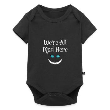 Cheshire Cat - We're all mad here! - Baby Premium short-sleeve bodysuit - black - Front
