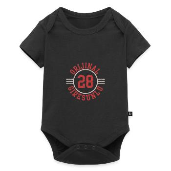 Giresun - Baby Premium Kurzarmbody - Schwarz - Vorne