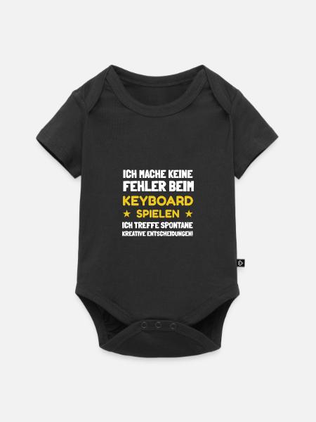 Keyboarder - Baby Premium Kurzarmbody - Schwarz