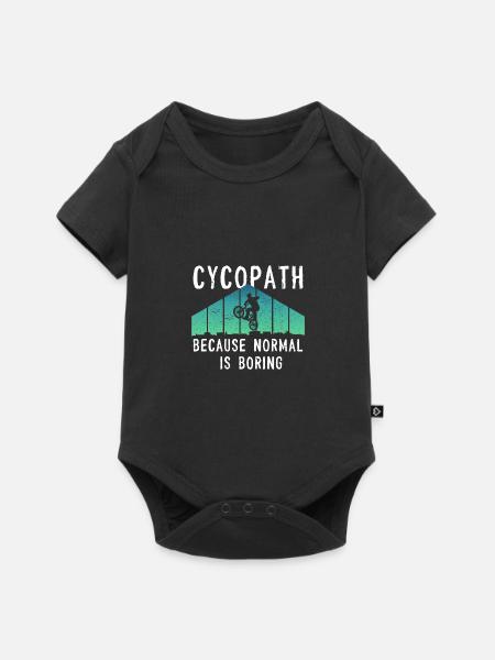 Cycopath - Baby Premium Kurzarmbody - Schwarz