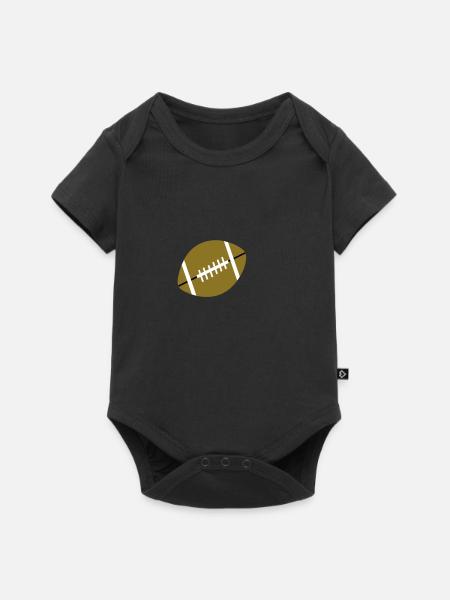 football - Baby Premium short-sleeve bodysuit - black