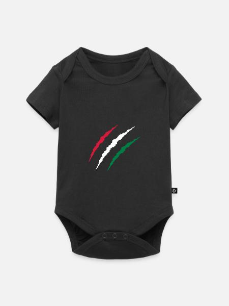 krallen ungarn - Baby Premium Kurzarmbody - Schwarz