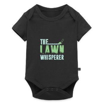 Funny Lawn Mowing The Lawn Whisperer - Baby Premium short-sleeve bodysuit - black - Front