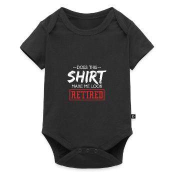 Delessed Quote Leaves Me Retired This Shirt - Baby Premium short-sleeve bodysuit - black - Front