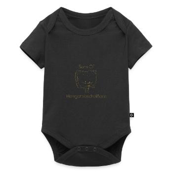 Maultaschen Schwabe Mauldascha Geschenk - Baby Premium Kurzarmbody - Schwarz - Vorne