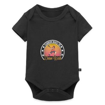 Lacrosse - Baby Premium short-sleeve bodysuit - black - Front