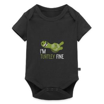 Turtle Turtle Pun Gift - Baby Premium short-sleeve bodysuit - black - Front