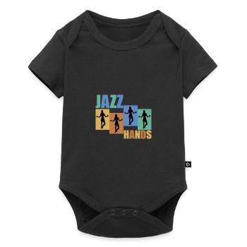 Jazz Hands Chorégraphe de danse jazz - Body à manches courtes Premium Bébé - noir - Devant