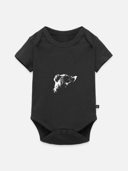 Cat - Baby Premium short-sleeve bodysuit - black