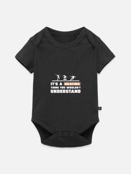 Das ist ein Skating-Ding das du nicht verstehst - Baby Premium Kurzarmbody - Schwarz