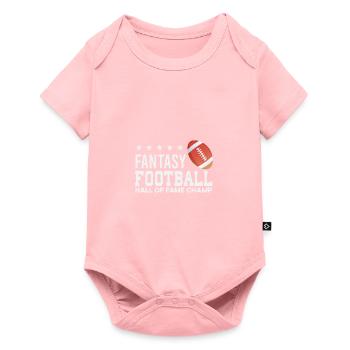 Fantasy Football Hall of Fame Champ Draft Football - Body à manches courtes Premium Bébé - rose - Devant
