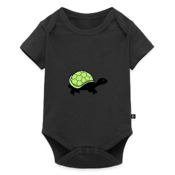 turtle - Baby Premium short-sleeve bodysuit - black - Front
