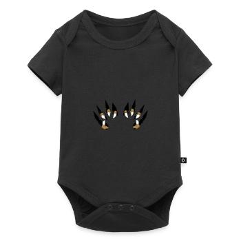 claw 02 - Baby Premium short-sleeve bodysuit - black - Front