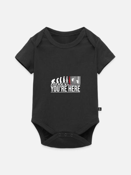 Bargeld Anti Digitalisierung - Baby Premium Kurzarmbody - Schwarz
