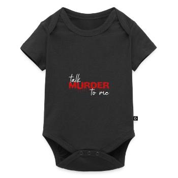True Crime Crime Podcast Gift - Baby Premium short-sleeve bodysuit - black - Front