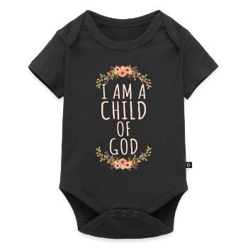 Dieu Jésus Bible Church Chrétien Cadeau - Body à manches courtes Premium Bébé - noir - Devant
