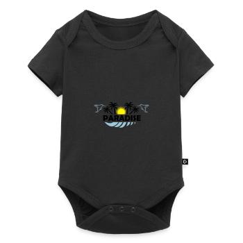 paradise 02 - Baby Premium short-sleeve bodysuit - black - Front