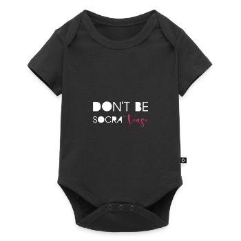 Socrates Greek Philosopher Wisdom Gift - Baby Premium short-sleeve bodysuit - black - Front