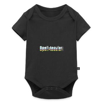 Funny Dyslexia Dyslexia Saying Gift - Baby Premium short-sleeve bodysuit - black - Front