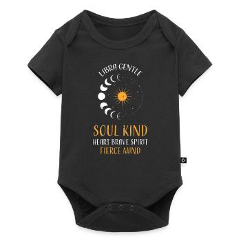 Balance Âme Douce Enfant Cœur Soutien-gorge... - Body à manches courtes Premium Bébé - noir - Devant