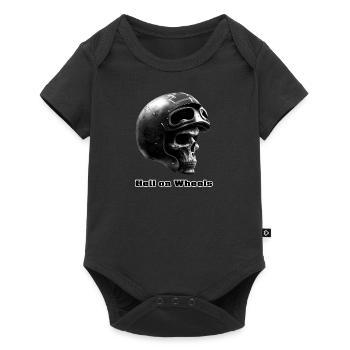 Hell on wheels - Baby Premium short-sleeve bodysuit - black - Front