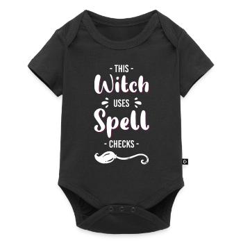 Witches' broom magic Walpurgis Night - Baby Premium short-sleeve bodysuit - black - Front