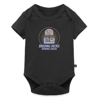 Trading Card Playing Card Card Game Gift - Baby Premium short-sleeve bodysuit - black - Front