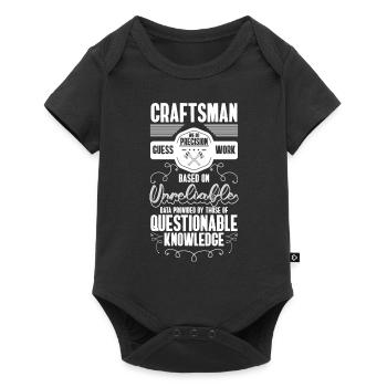 Craftsman Work Plumber Construction Worker - Baby Premium short-sleeve bodysuit - black - Front