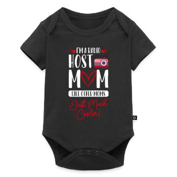 Presenter, Announcer, Program Speaker, Show - Baby Premium short-sleeve bodysuit - black - Front