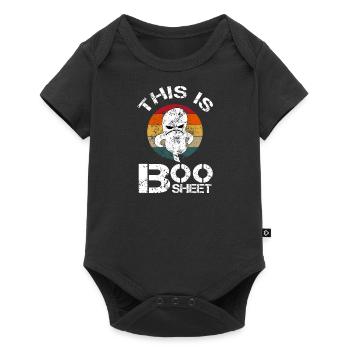 This is Boo Sheet - Halloween Kostüm Idee - Baby Premium Kurzarmbody - Schwarz - Vorne