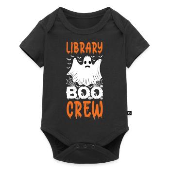 Geister Crew - Baby Premium Kurzarmbody - Schwarz - Vorne