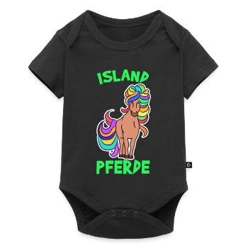 Horses Pony Icelandic Horses Icelandic Quote Horse Fan - Baby Premium short-sleeve bodysuit - black - Front