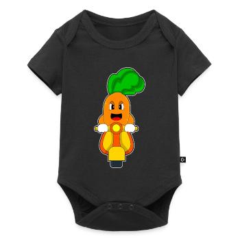 Carrot Scooter - Baby Premium short-sleeve bodysuit - black - Front