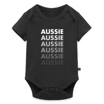 Dog Aussie - Baby Premium short-sleeve bodysuit - black - Front