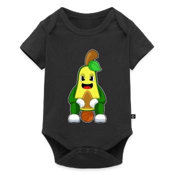 Avocado Basketball Player Basketball - Baby Premium short-sleeve bodysuit - black - Front