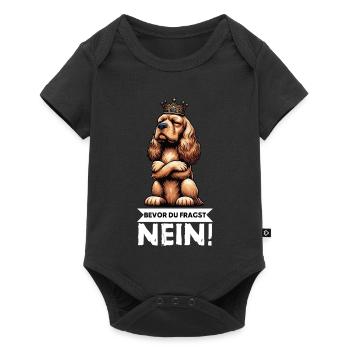 Before you ask: Cocker Spaniel Cocker Dog - Baby Premium short-sleeve bodysuit - black - Front