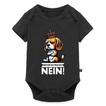 Before you ask: Beagle Beagle Owner Beagle Holder - Baby Premium short-sleeve bodysuit - black - Front