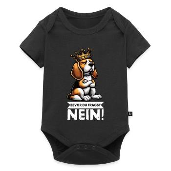 Before you ask: Beagle Beagle Owner Beagle Holder - Baby Premium short-sleeve bodysuit - black - Front