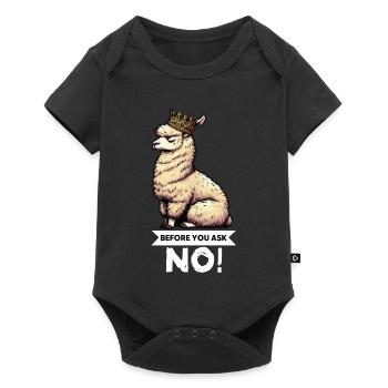 Before You Ask No Alpaca Lamas Alpaca Owner - Baby Premium short-sleeve bodysuit - black - Front