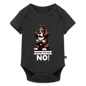 Before You Ask No Münsterländer Münsterländerhund - Baby Premium short-sleeve bodysuit - black - Front