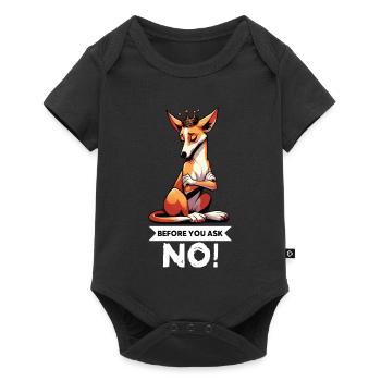 Avant de demander à Podenco Podencos Podencoliebhaber - Body à manches courtes Premium Bébé - noir - Devant