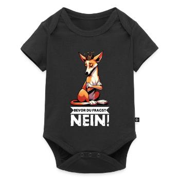 Avant que vous ne demandiez No Podencos Podencos Podencohund - Body à manches courtes Premium Bébé - noir - Devant