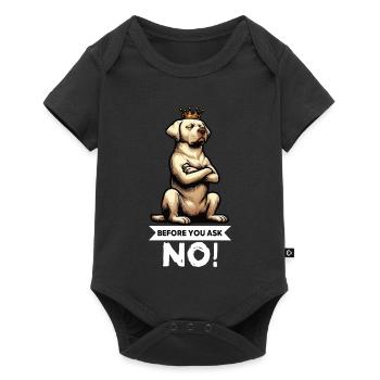 Before You Ask Labrador Labrador Labrador Owner Labrador - Baby Premium short-sleeve bodysuit - black - Front