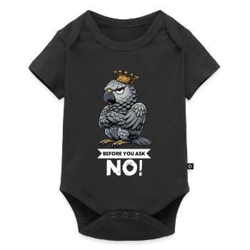 Before You Ask African Grey Parrot Parrot Parrot Holder - Baby Premium short-sleeve bodysuit - black - Front