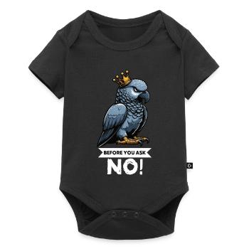 Before You Ask African Grey Parrot Parrot Parrot Holder - Baby Premium short-sleeve bodysuit - black - Front