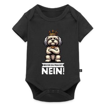 Avant que vous ne demandiez, aucun propriétaire havanais - Body à manches courtes Premium Bébé - noir - Devant