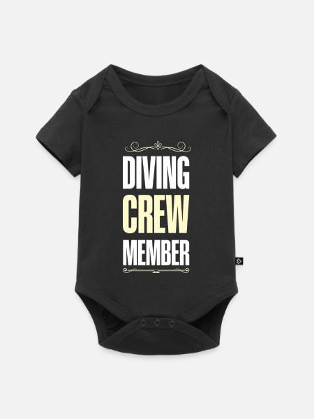 Diving Crew - Baby Premium Kurzarmbody - Schwarz