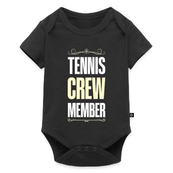 Équipe de tennis - Body à manches courtes Premium Bébé - noir - Devant