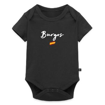 Burgos - Baby Premium Kurzarmbody - Schwarz - Vorne